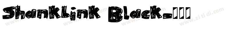 Shankbink Black字体转换